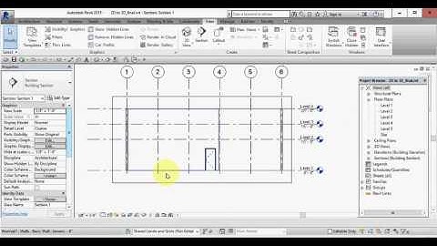 How to Convert 3D grid to 2D in revit