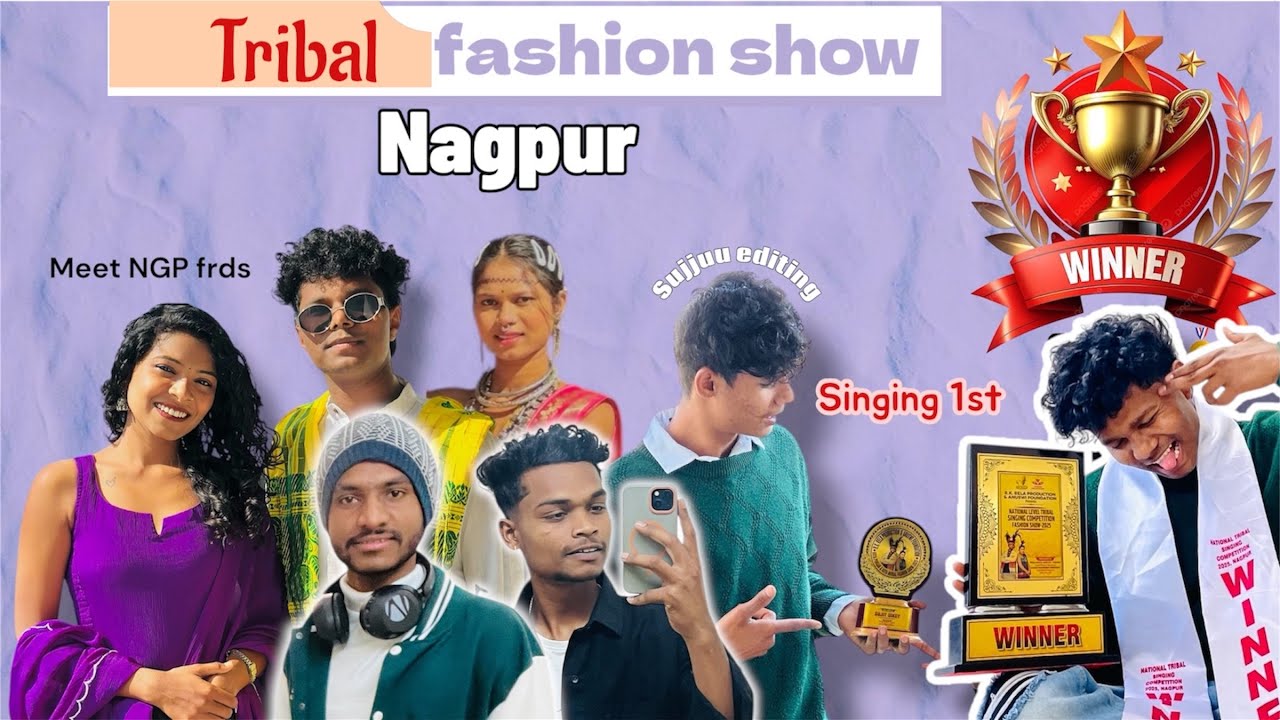 Nagpur | travel fashion show |  singing first 🏆 win