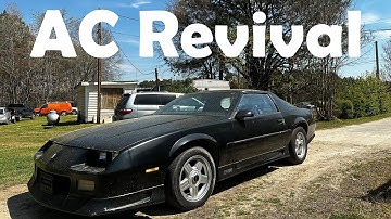Fixing The AC in my 91 Camaro.  Surprisingly Easy!