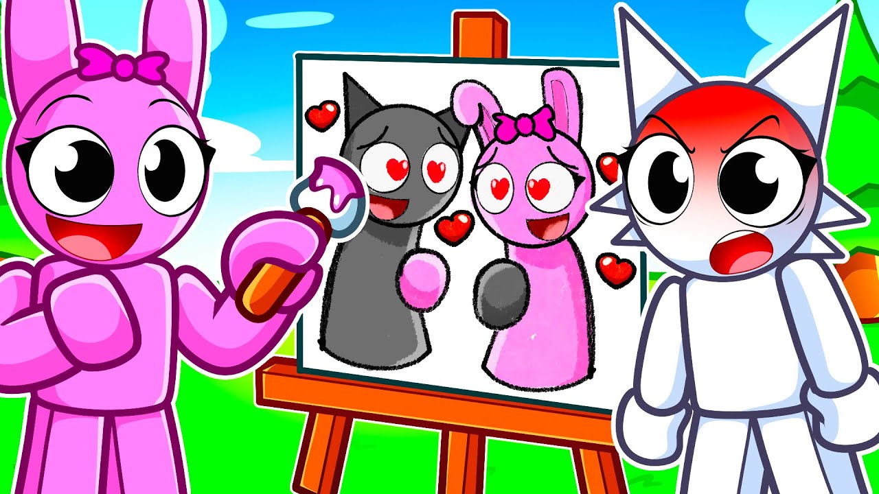 Os Sprunki no DESAFIO do SPEED DRAW do Roblox!