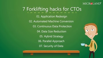 Cloud Migration Simplified - 7 Forklifting hacks for CTOs featuring research report from Gartner
