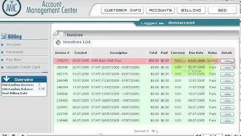How to View Invoices and Payments in Account Management Center - Canadian Web Hosting