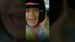 Watch moment Holly Willoughby left screaming and swearing as she braves white-knuckle lap #shorts