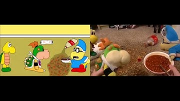 Uh no SpaghettiOs side by side nicktendo and Sml ￼