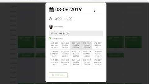 WPLMS Appointments user flow