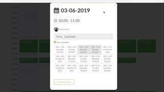 WPLMS Appointments user flow
