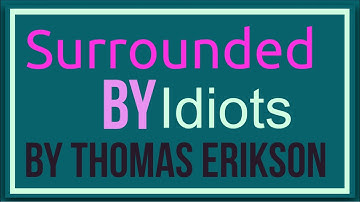 Surrounded by idiots By Thomas Erikson: Animated Summary
