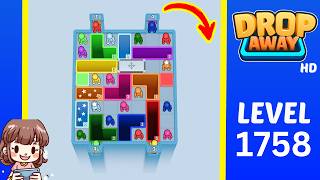 Drop Away Level 1758 Solution Walkthrough