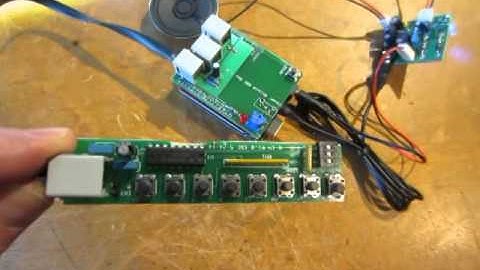 8 buttons to I2C