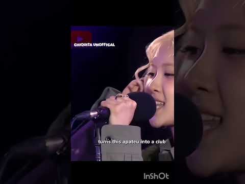 Rosé singing Bruno