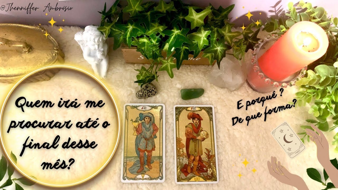 ✨ Quem irá me procurar até o fim desse mês? ✨E porquê? ✨ De que forma? ✨Tarot responde tudo!!✨