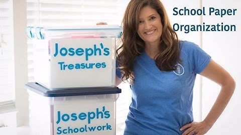 STOP the Paper Clutter!  School Paper Organization Part 2