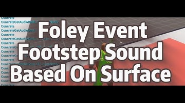 Dynamic Footstep Sound Based On Surface Progress 1 | GASP UE5.5