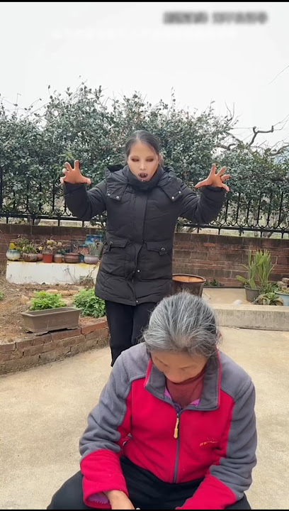 Grandmother is bitten by a vampire #shorts #ytshorts