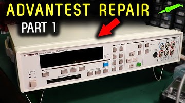 🔴 Advantest R6581T Repair Part 1 - Fixing Errors and Internal Cal - No.1051