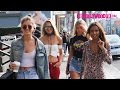 Jasmine Tookes, Taylor Hill & Romee Strijd Have Lunch Together At The Butcher's Daughter 11.5.16