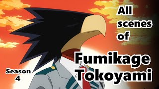 'All' Scenes of Fumikage Tokoyami in Season 4 (BNHA)