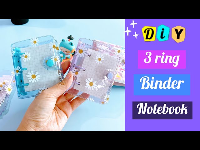 Snapklik.com : 3 Ring Binder 1 Inch Binders Cute Decorative Hardcover For  Letter Size Paper Binder Organize