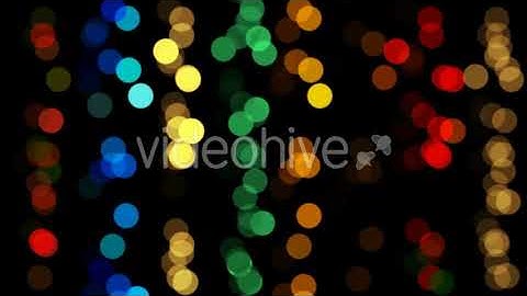 Colorful Christmas Lights | Motion Graphics - Envato elements