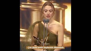 Hadisenin Bugünkü Ödül Aldıktan Sonraki Konuşması T