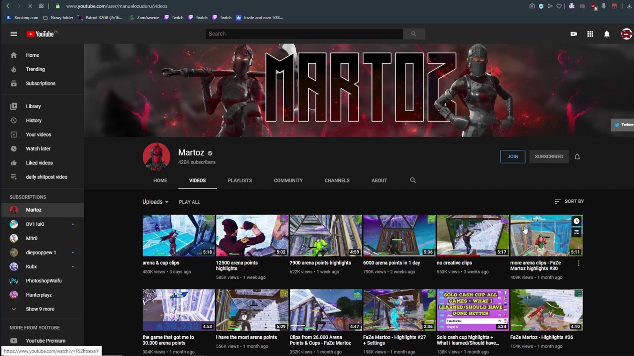 Martoz 420k subs, congratulations!
