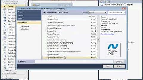How to host a WCF Service (library) using Windows Forms (Host)