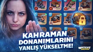 Kahraman Donanimlarini Nasil Yükseltmeli̇si̇ni̇z? Whiteout Survival Türkçe Rehber