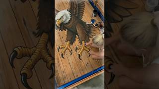 🔥 Custom 1946 Chevy COE Restoration | Hand-Painted Giant Eagle Art Timelapse | ASMR Car Restoration