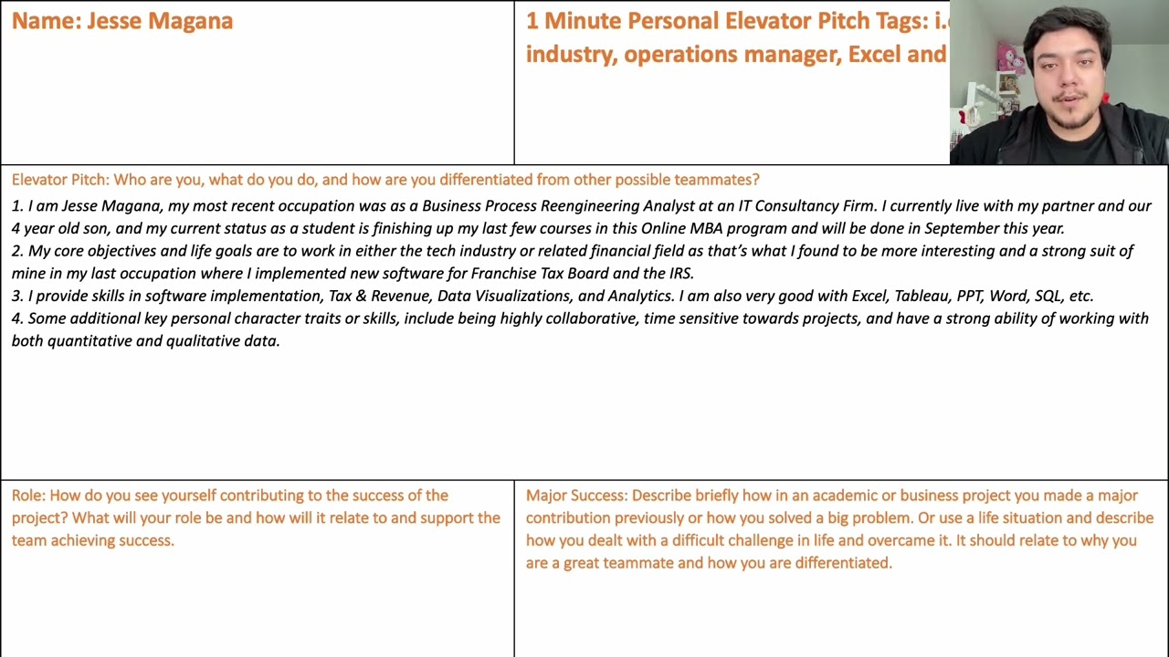 Elevator Pitch