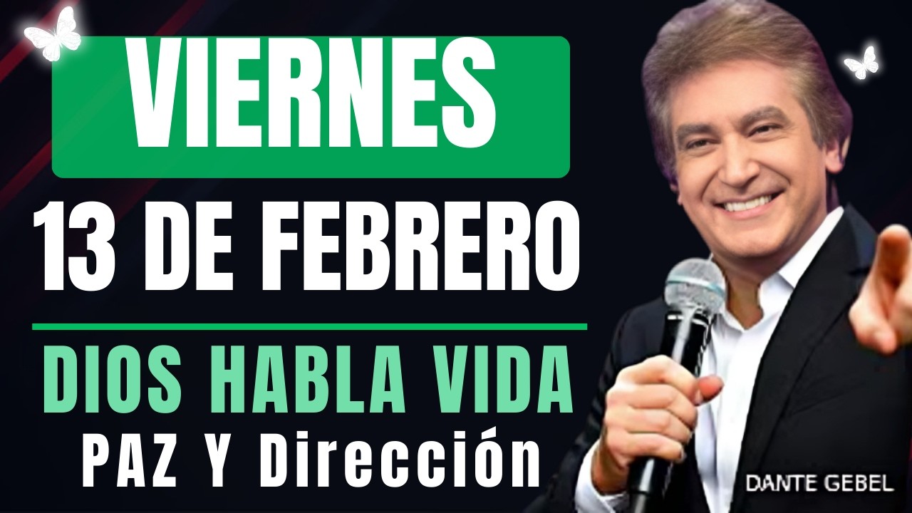 EMPIEZA EL VIERNES CON FE | Dios Habla Vida, Paz y Dirección | ORACIÓN DE LA MAÑANA | Dante Gebel...