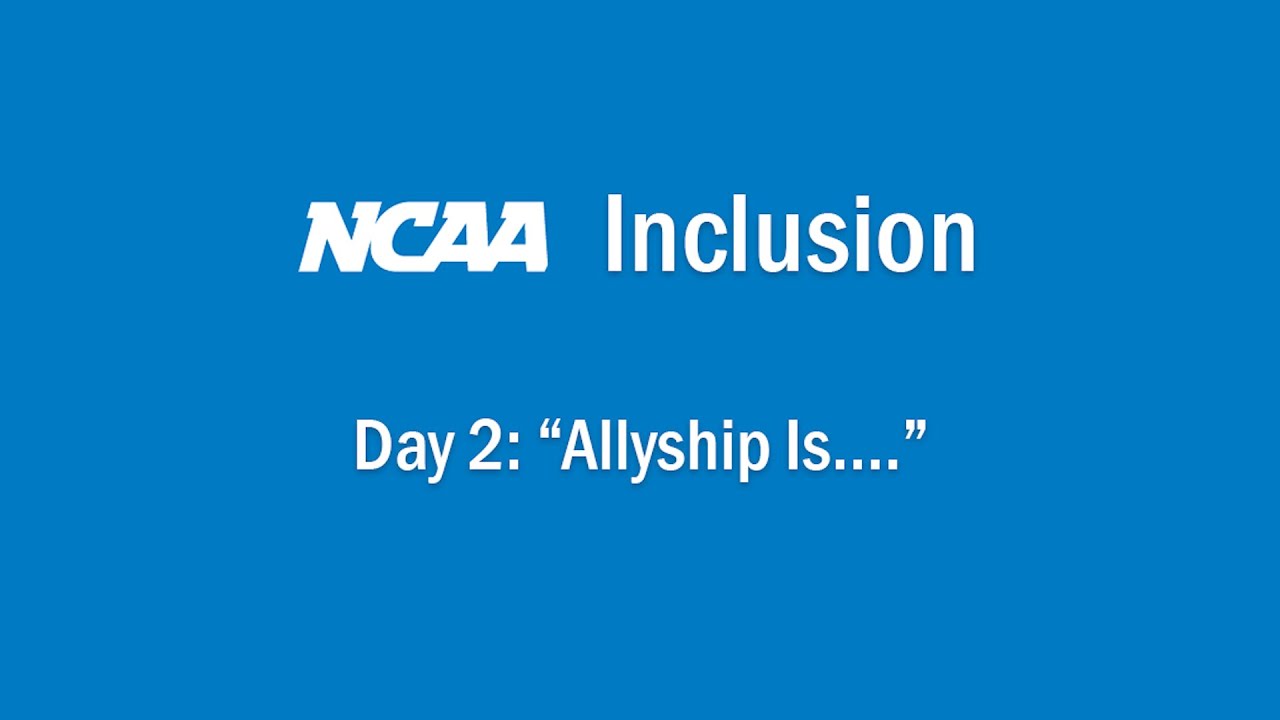 NCAA Diversity and Inclusion Week Josh Britts Interview YouTube