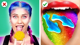 Mermaid Goes Back To School! Mermaid Sneaking Hacks & School Tricks By Crafty Panda