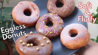 Homemade Donuts Recipe | No Egg Doughnuts | Easy Donuts