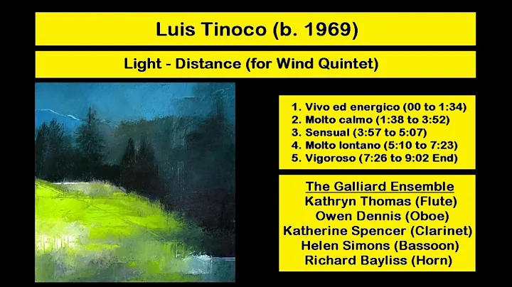 Luis Tinoco (b. 1969) - Light - Distance (for Wind...