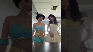 The dynamic duo #disney #characterperformer #cosplay #belle #jasmine #princess #disneyprincess