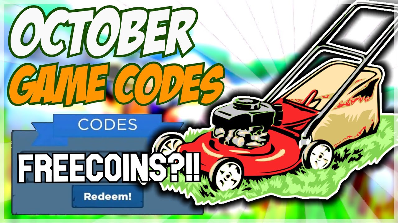  2021 Roblox Lawn Mower Simulator Codes ALL NEW RELEASE CODES YouTube