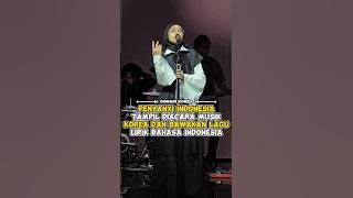 Penyanyi Indonesia tampil diacara musik korea dan bawakan lagu lirik bahasa Indonesia #kpop #shorts