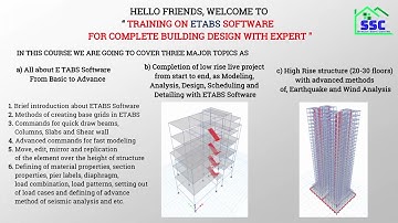 Introduction to ETABS Online Training Course | StructSoftCentre