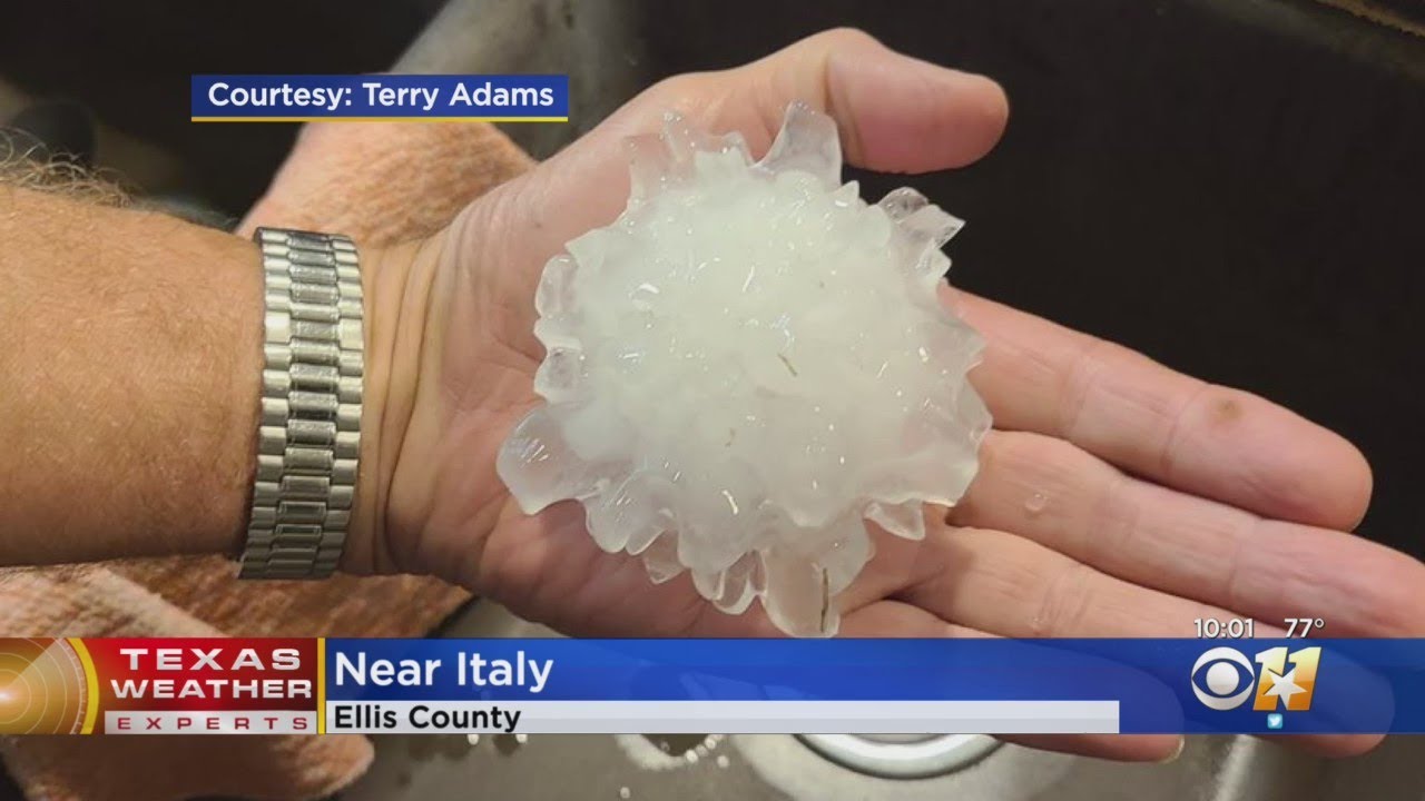 Severe Storms Drop Large Hail On Parts Of North Texas Friday Night ...
