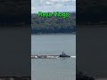 Ship crossing Hudson River #hudsonriver #nature