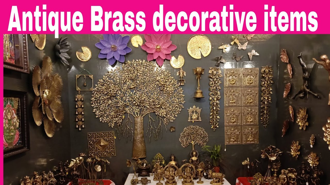 Indian brass decorative ietms | Home Show Case decor ietms ...