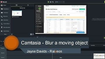 Raiveon: Camtasia Tips & Tricks: Blur a Moving Object