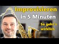 Improvisieren - Anfänger und Fortgeschrittene | Saxophon lernen