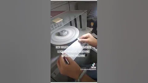 Leather edge grinding machine for handbag wallet #handbag roughing machine