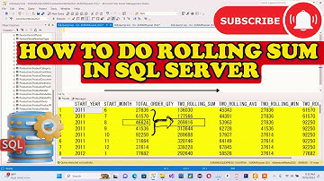 Master Advanced SQL How to Calculate Rolling Sums like a Pro Rolling Sum, Average, Minimum, Maximum