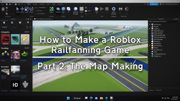 How to Make a Roblox Railfanning Game [Part 2/5] The Map Making