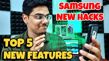 Samsung Top 5 New Features and Hacks|M21, M31, F41, F12, M51, A32, A52