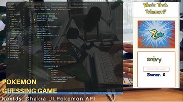 ASMR Programming | Coding Pokemon Guessing Game with React from Scratch | 200+ Lines of Codes