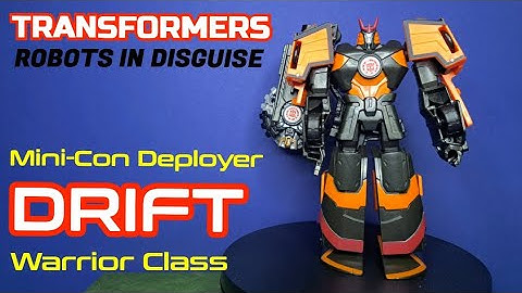 Transformers Mini-Con Deployer DRIFT Robots in Disguise Warrior Class with Jetstorm