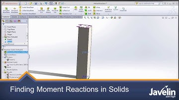 Finding Moment Reactions in Solids